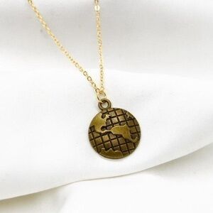 Two Toned Globe Necklace